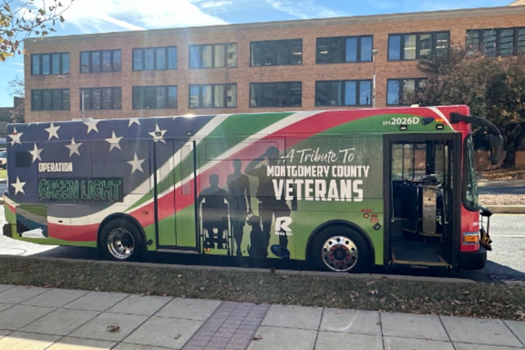 Montgomery County Honors Veterans with "Operation Green Light" Commemorative Bus Unveiling