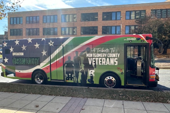 Montgomery County Honors Veterans with "Operation Green Light" Commemorative Bus Unveiling