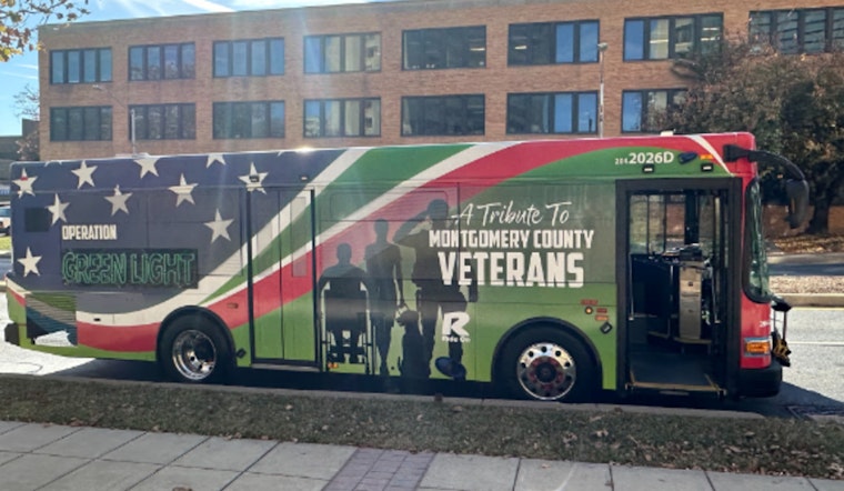 Montgomery County Honors Veterans with "Operation Green Light" Commemorative Bus Unveiling