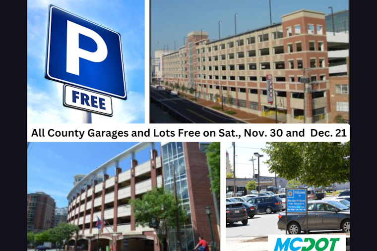Montgomery County Offers Free Parking on Busy Holiday Shopping Saturdays to Support Local Businesses