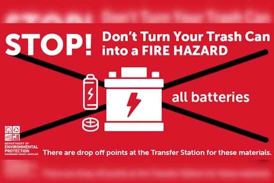 Montgomery County Promotes Safe Battery Disposal on America Recycles Day
