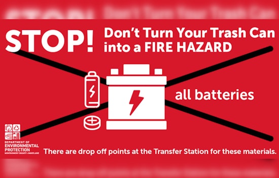 Montgomery County Promotes Safe Battery Disposal on America Recycles Day