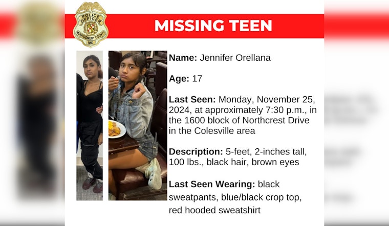 Montgomery County Rallies in Search for Missing Teen Jennifer Orellana: Police Seek Public's Aid