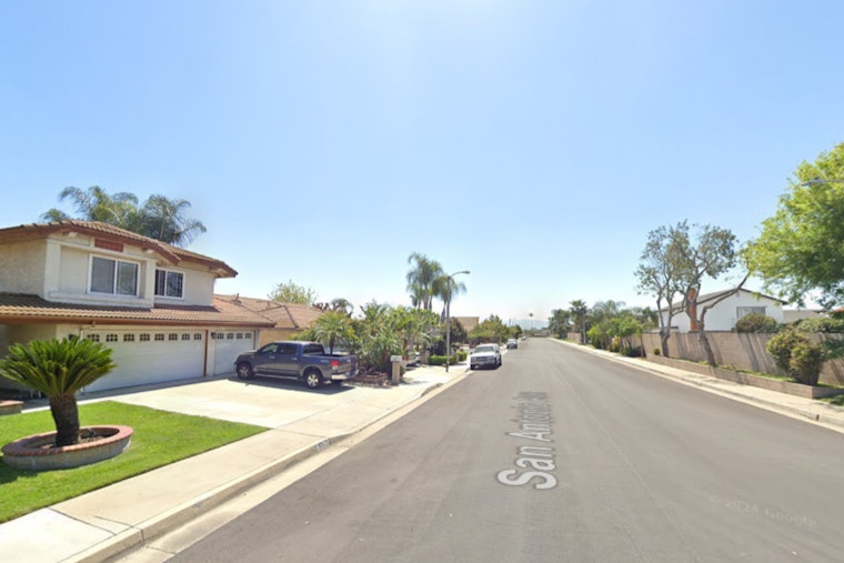 Mustang Launches into Second-Story Window in Chino, Leaving Four Injured and Home Severely Damaged