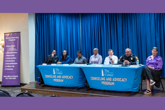 NAS JRB Fort Worth Hosts Town Hall to Address Child Impact of Domestic Violence