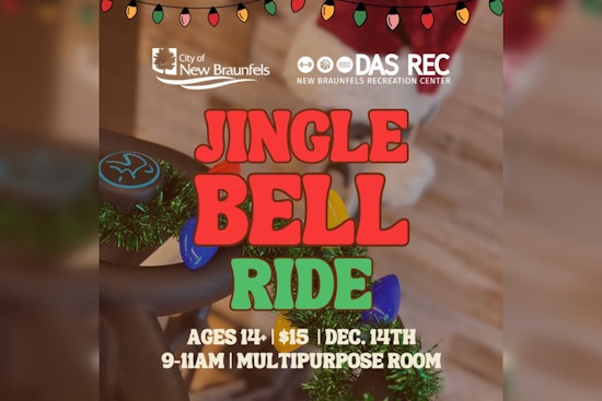 New Braunfels' Das Rec to Host "Jingle Bell Ride" for Fitness and Charity on December 14
