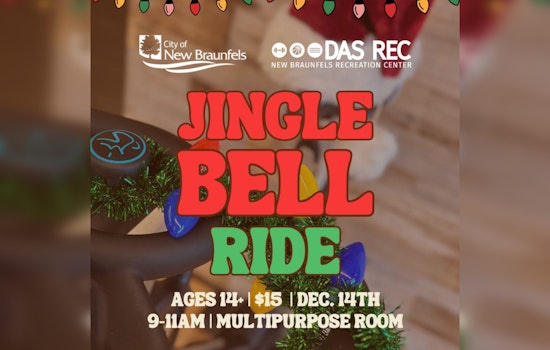 New Braunfels' Das Rec to Host "Jingle Bell Ride" for Fitness and Charity on December 14