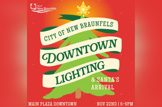 New Braunfels to Sparkle with Downtown Holiday Lighting and Santa's Arrival on November 22
