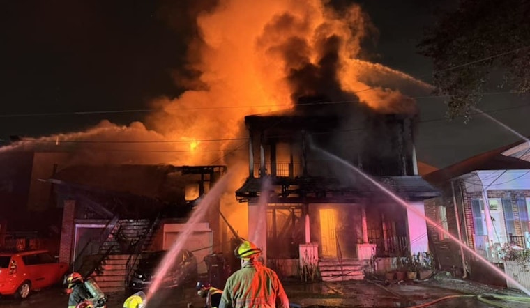 New Orleans Firefighters Battle Mid-City Blaze, Perform Multiple Rescues in Early Morning Inferno
