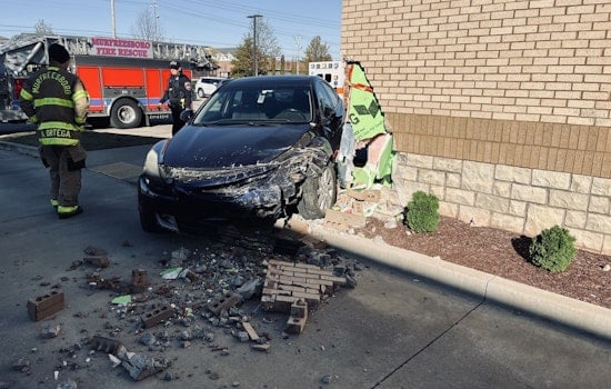 No Injuries Reported After Car Crashes Into Murfreesboro Bank, Local Authorities Assessing Damage