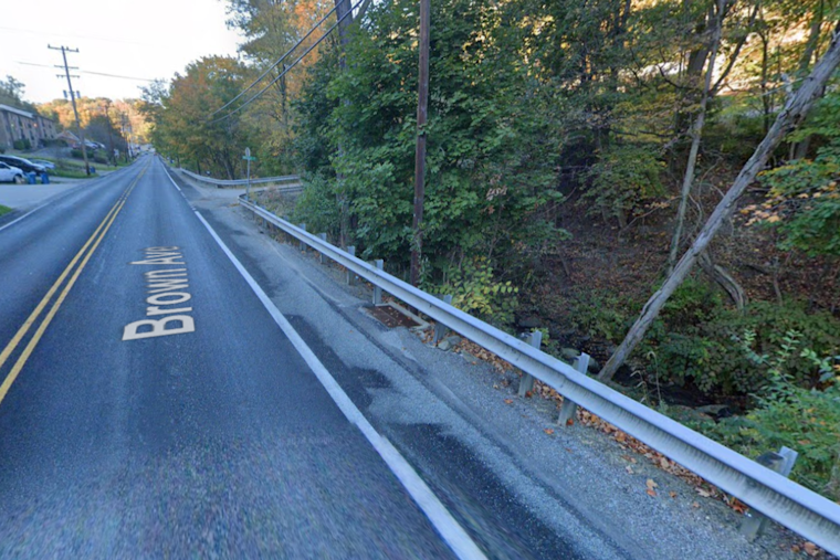 No Injuries Reported as Car Plunges into Creek in Wilkins Township, Emergency Crews on Scene