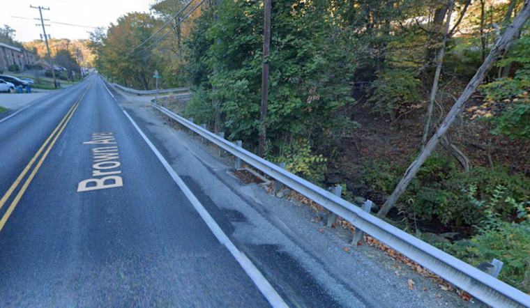 No Injuries Reported as Car Plunges into Creek in Wilkins Township, Emergency Crews on Scene