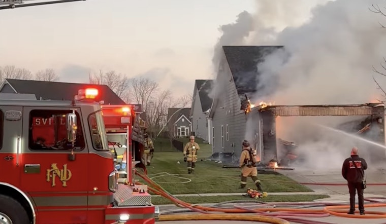 Noblesville Family Displaced After Garage Fire on Montview Way with No Serious Injuries Reported