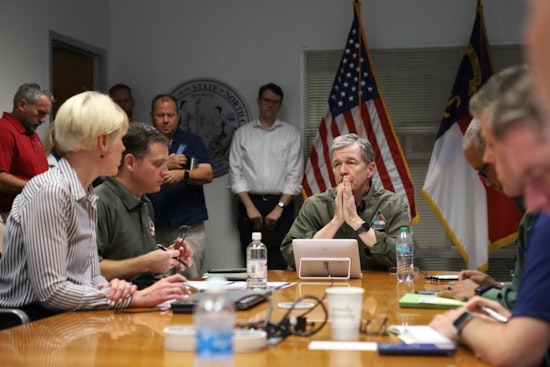 North Carolina Governor Roy Cooper Collaborates with Local Leaders in Burke County for Post-Hurricane Helene Reconstruction