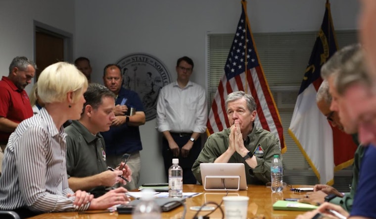 North Carolina Governor Roy Cooper Collaborates with Local Leaders in Burke County for Post-Hurricane Helene Reconstruction