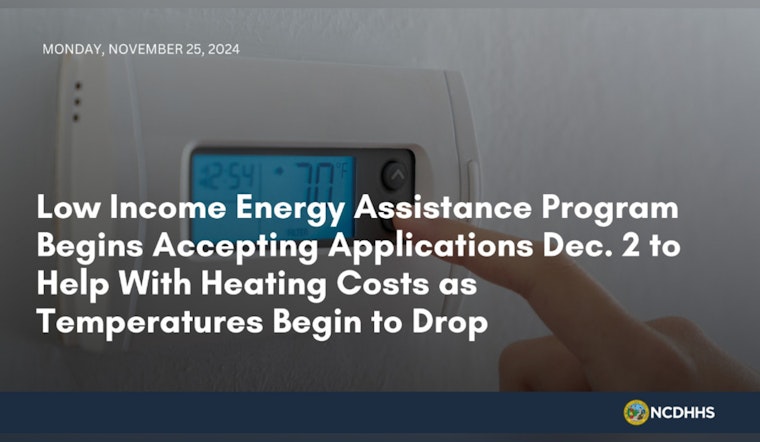 North Carolina Offers Heating Bill Assistance to Low-Income Households, Applications Open for LIEAP