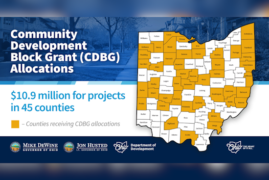 Ohio Invests $10.9M in Community Improvement: 49 Towns to Enhance Infrastructure and Public Services