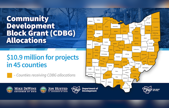 Ohio Invests $10.9M in Community Improvement: 49 Towns to Enhance Infrastructure and Public Services