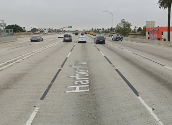 One Dead, Another Injured After Jet Fuel Tank Truck Overturns on 110 Freeway in Los Angeles
