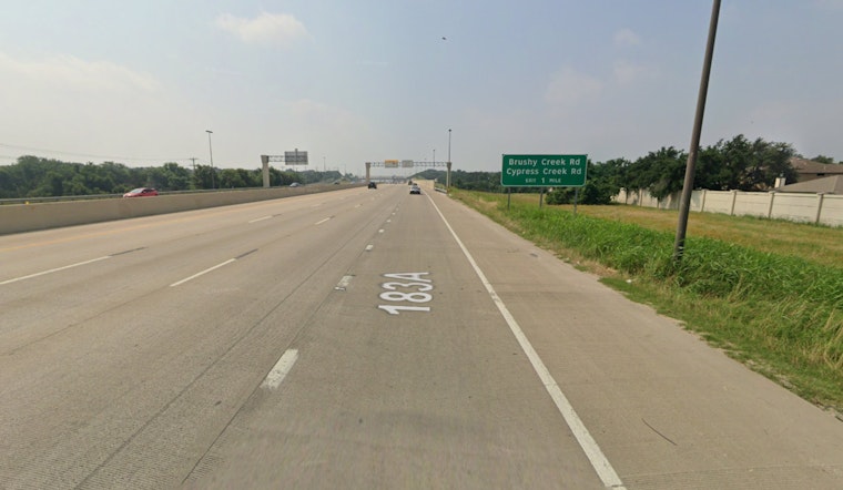 One Dead, Another Injured in Overnight Collision on US 183A Toll in Cedar Park