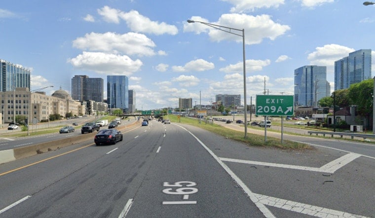 One Dead, Traffic Disrupted Following Fiery Multi-Vehicle Crash on I-65 in Downtown Indianapolis