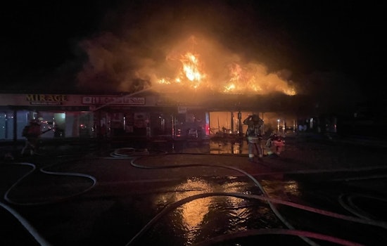 Orange County Firefighters Tame Three-Alarm Blaze at Garden Grove Strip Mall, No Injuries Reported