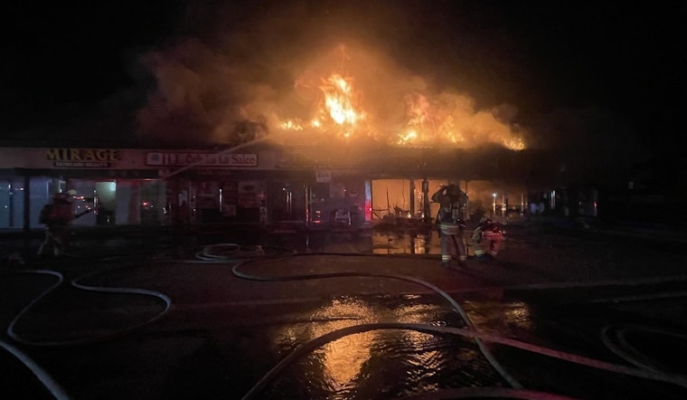Orange County Firefighters Tame Three-Alarm Blaze at Garden Grove Strip Mall, No Injuries Reported