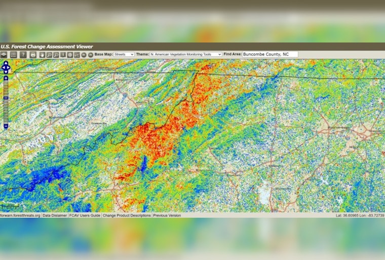 ORNL and U.S. Forest Service's Hyper-Precise Forest Disturbance Tool Aids Southeast Recovery