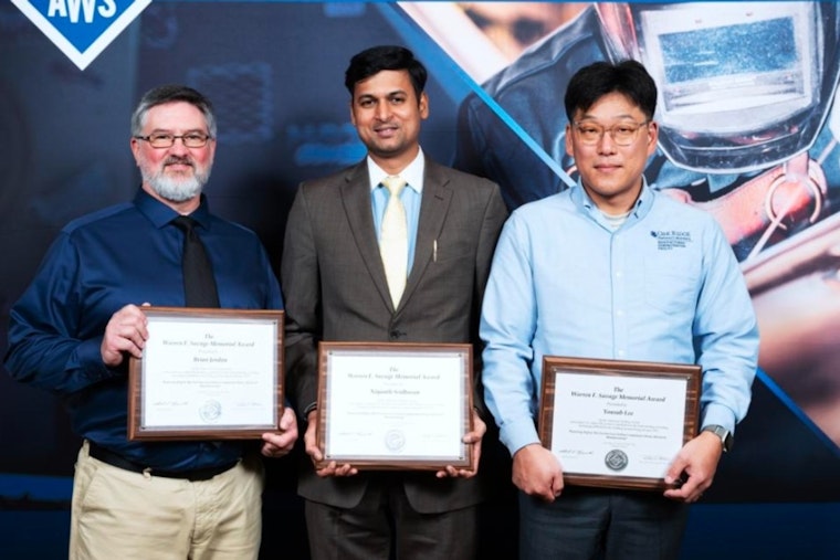 ORNL Researchers Win Top Journal Accolade for Improvements in Jet Engine Repair Technology