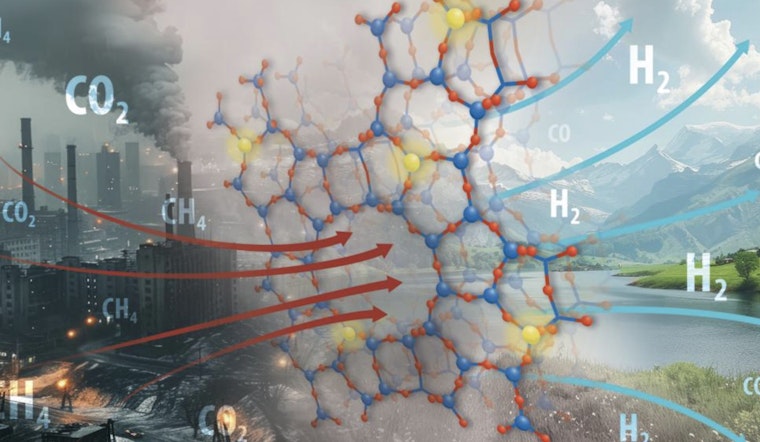 ORNL Scientists Unveil New Catalyst that Turns Greenhouse Gases into Valuable Syngas