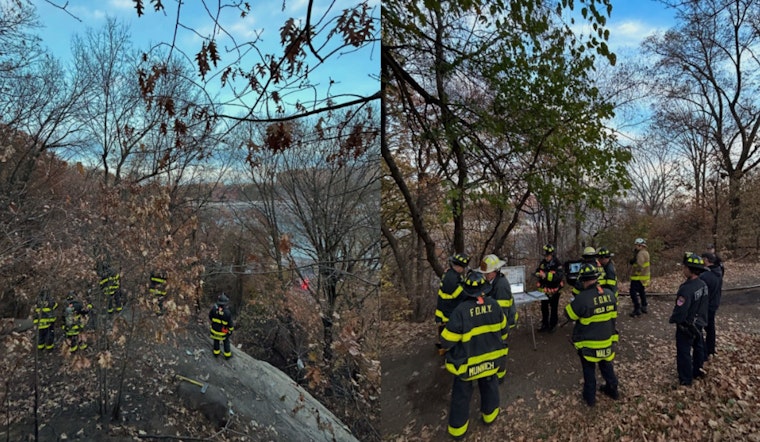 Over 100 Firefighters Battle Challenging Brushfire in Manhattan’s Highbridge Park