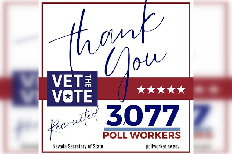 Over 3,000 Veterans Mobilize as Poll Workers in Nevada to Uphold Electoral Integrity