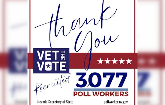 Over 3,000 Veterans Mobilize as Poll Workers in Nevada to Uphold Electoral Integrity