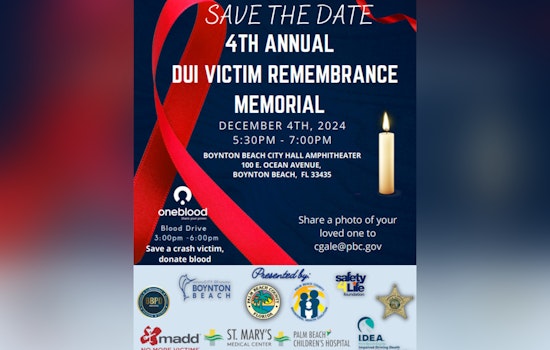 Palm Beach County Joins Forces with MADD to Honor Victims and Combat Impaired Driving
