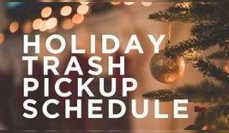 Pembroke Pines Announces Holiday Garbage Collection Adjustments Residents Advised to Prepare for Schedule Changes