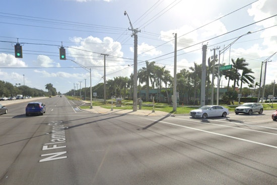 Pembroke Pines Intersection Blocked Following Collision Involving Fire Truck and Two Vehicles