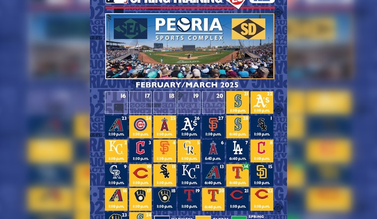 Peoria Sports Complex gears up for Cactus League with San Diego Padres vs. Seattle Mariners Opener