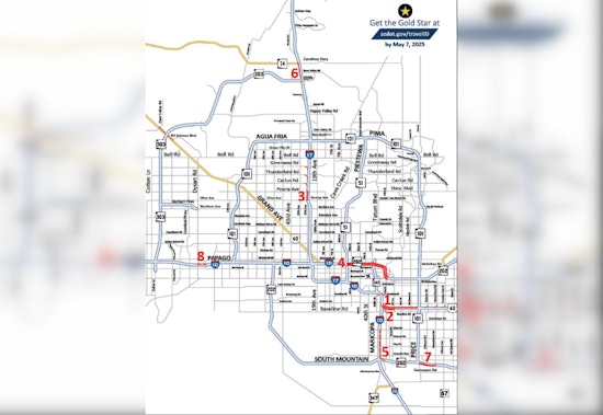 Phoenix Drivers Alert, Freeway Closures and Detours due to Major Improvement Projects Nov 1-4