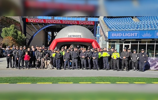 Plymouth County Sheriff's Deputies and Comfort Dog Starr Lend Support at Special Olympics Massachusetts Event