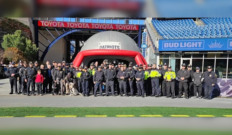 Plymouth County Sheriff's Deputies and Comfort Dog Starr Lend Support at Special Olympics Massachusetts Event
