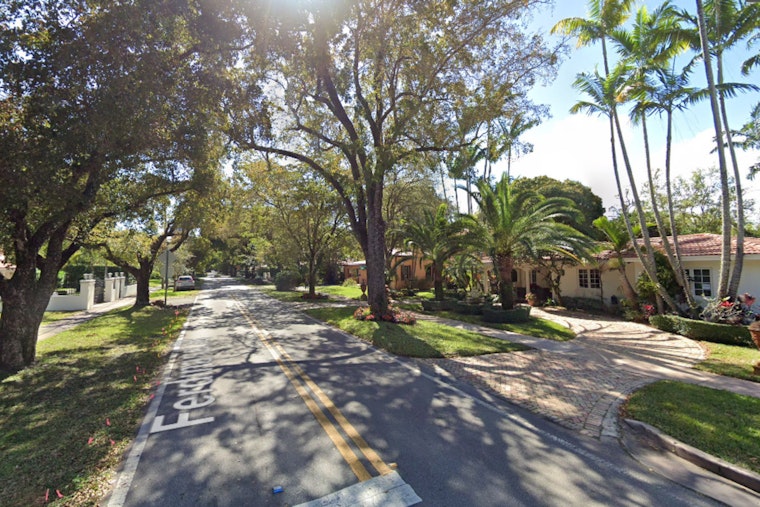 Power Line Collapse Causes Vehicle Fire on Ferdinand Street in Coral Gables