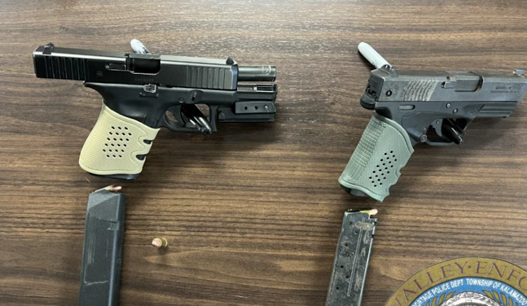 Probation Absconder and Teen Arrested with Stolen Firearms in Oshtemo Township