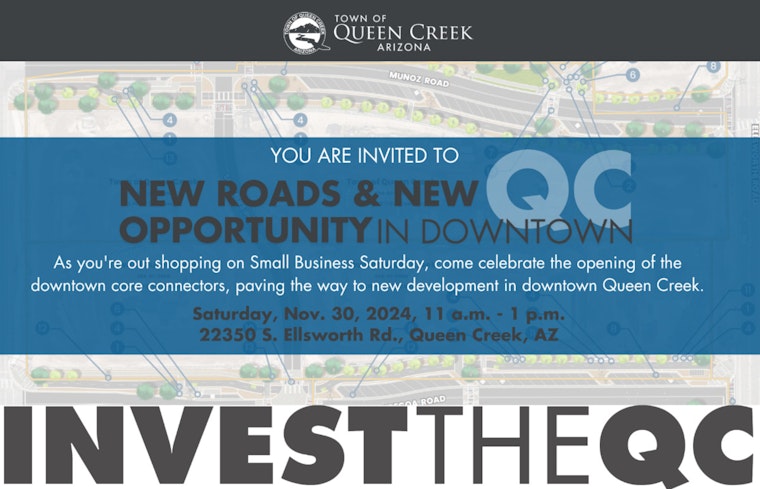 Queen Creek Unveils New Downtown Connectors to Boost Walkability and Commerce on Small Business Saturday