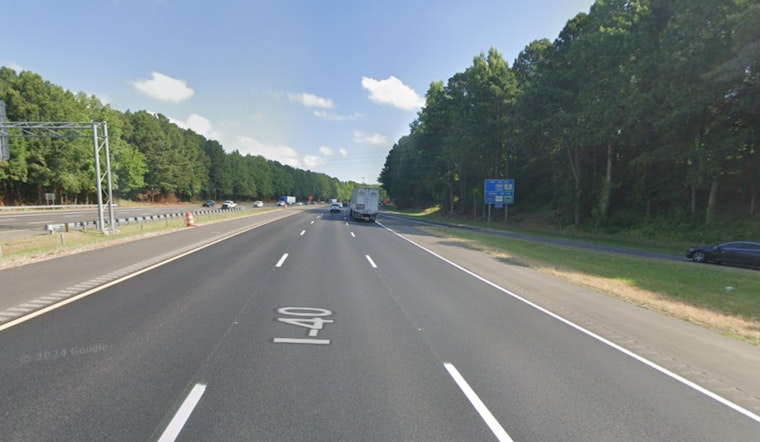 Raleigh's I-40 West Reopens After Fatal Pedestrian Accident Causes Major Traffic Delays