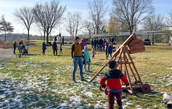 Ramsey Residents Revel in Inaugural Pumpkin Chuck Event: Medieval and Modern Contraptions Turn Jack-o'-lanterns into Airborne Fun