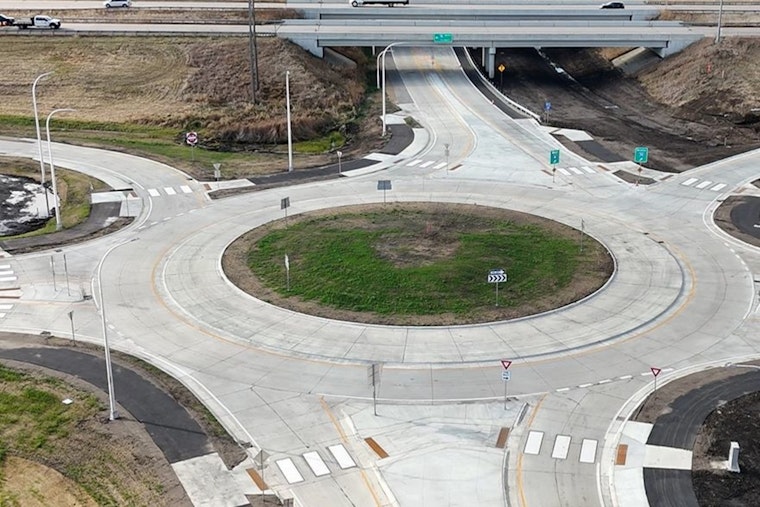 Rice County Nearing Completion of $4.77 Million Roundabout at Hwy. 19/I-35