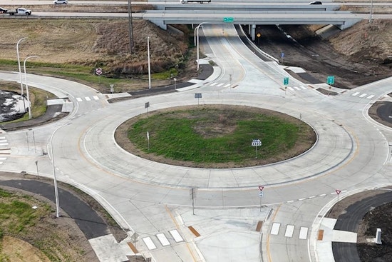 Rice County Nearing Completion of $4.77 Million Roundabout at Hwy. 19/I-35