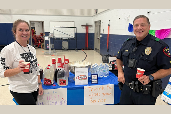 Rice Middle School Honors Plano First Responders with Appreciation Day Festivities