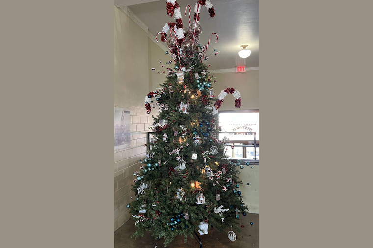 Rockwall County 4-H Council Spreads Holiday Cheer with Gingerbread-Themed Christmas Tree at Historic Courthouse