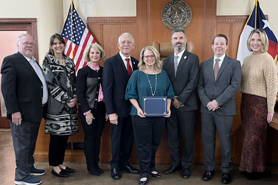 Rockwall County Human Resources Assistant Honored for Spearheading Successful "Wellness Palooza" Event